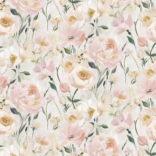 Heroad Pink Peony peel and stick wallpaper