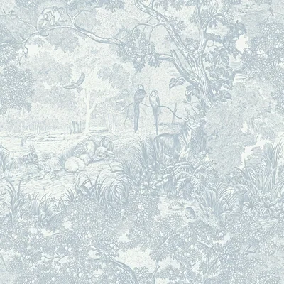 Blue and White Vintage Floral, picture 2
