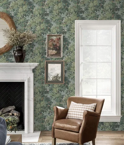 Dark Green Vintage Botanical, picture 5