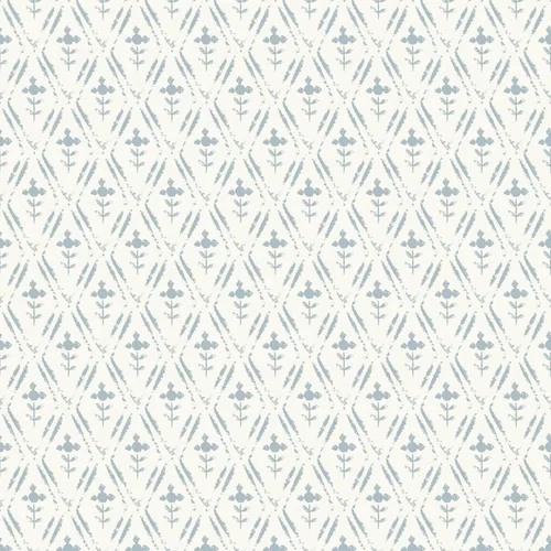 Heroad Blue Farmhouse Floral peel and stick wallpaper