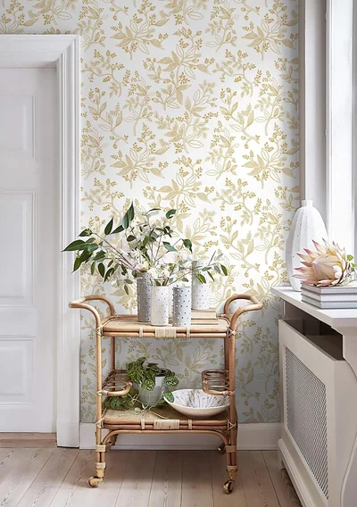 White and Gold Botanical, picture 3