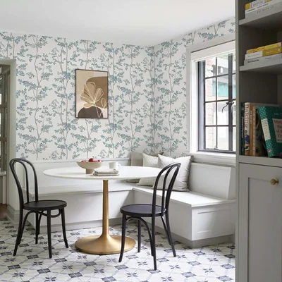 Blue and White Cottage Leaf, picture 3