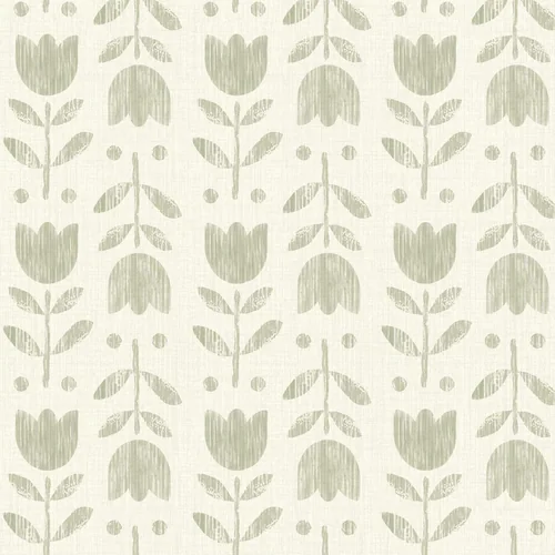 Heroad Sage Tulip peel and stick wallpaper