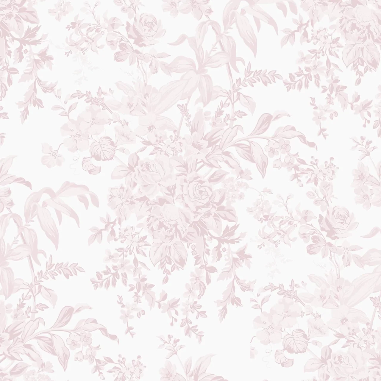 Heroad Pink Boho Toile peel and stick wallpaper, swatch