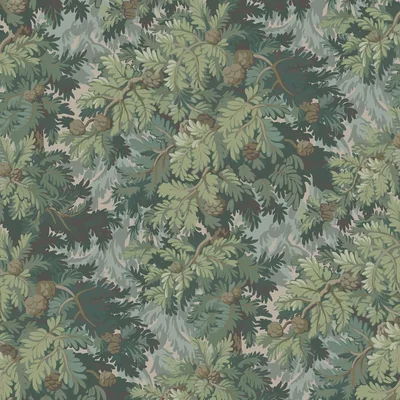 Dark Green Vintage Botanical, picture 1