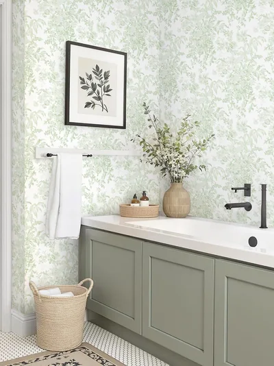 Green Floral Sprig, picture 4