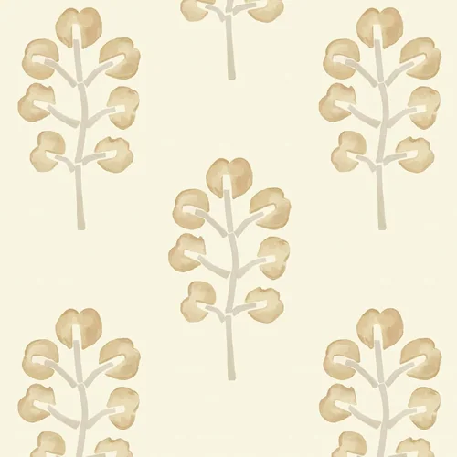 Heroad Beige Farmhouse Botanical peel and stick wallpaper
