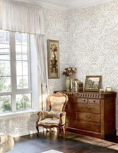 Beige Leaf Scroll, picture 1
