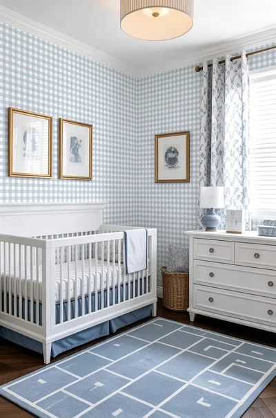 Light Blue Gingham, picture 3