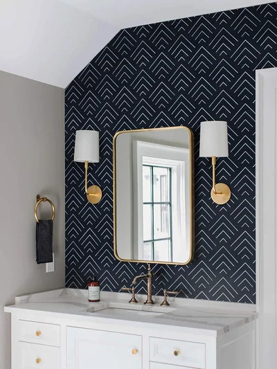 Navy Blue Geometric, picture 4