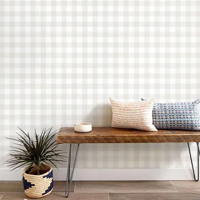 Neutral Boho Plaid, picture 1