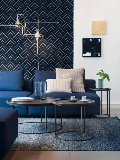 Navy Blue Geometric, picture 5
