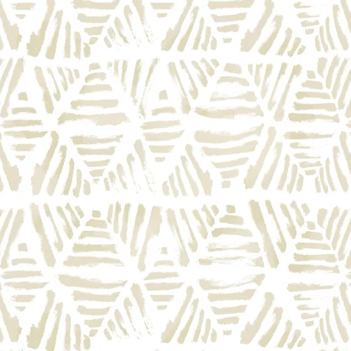 Heroad Beige Boho Triangle peel and stick wallpaper