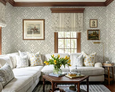 Neutral Vintage Damask, picture 6