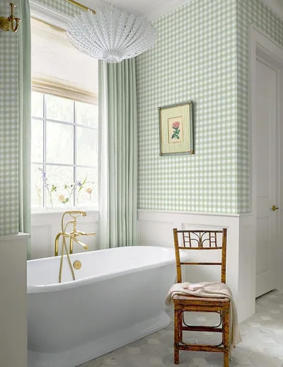 Green Boho Gingham, picture 2
