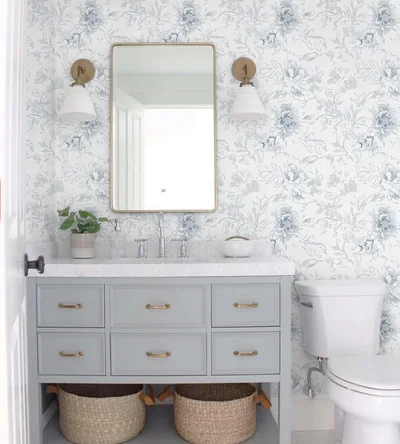 Blue and White Boho Floral, picture 6