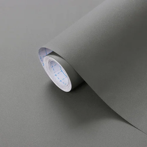 Heroad Light Grey Matte peel and stick wallpaper