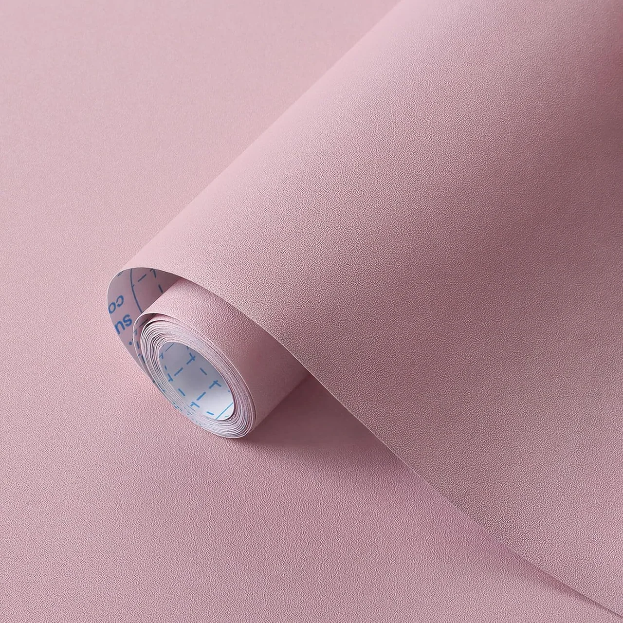 Heroad Pink Matte peel and stick wallpaper, swatch