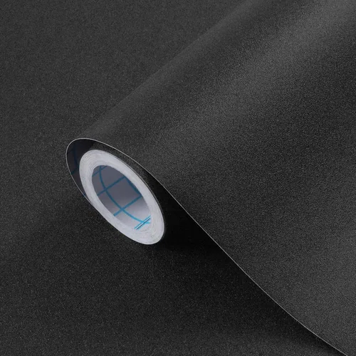 Heroad Black Matte peel and stick wallpaper