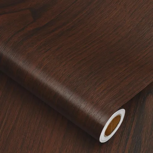 Heroad Red Wood peel and stick wallpaper